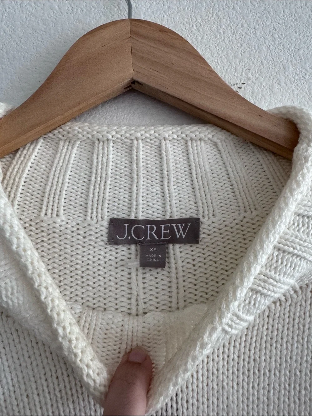 NWT J Crew 2025 Rollneck Sweater In Ivory Size XS